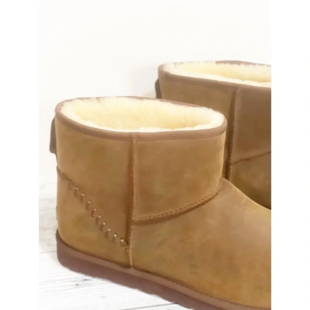 Ugg Men’s Classic Mini Bomber Leather Boots Sz 14